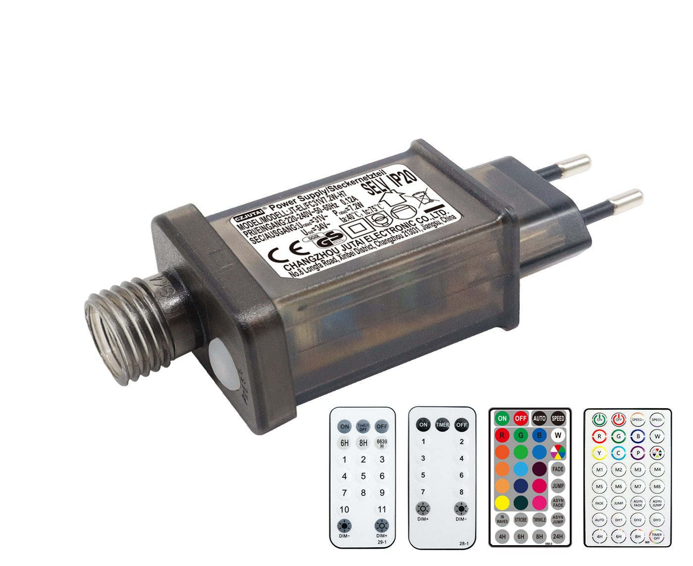 15W系列欧规户内GS/CE红外线遥控一体式电源