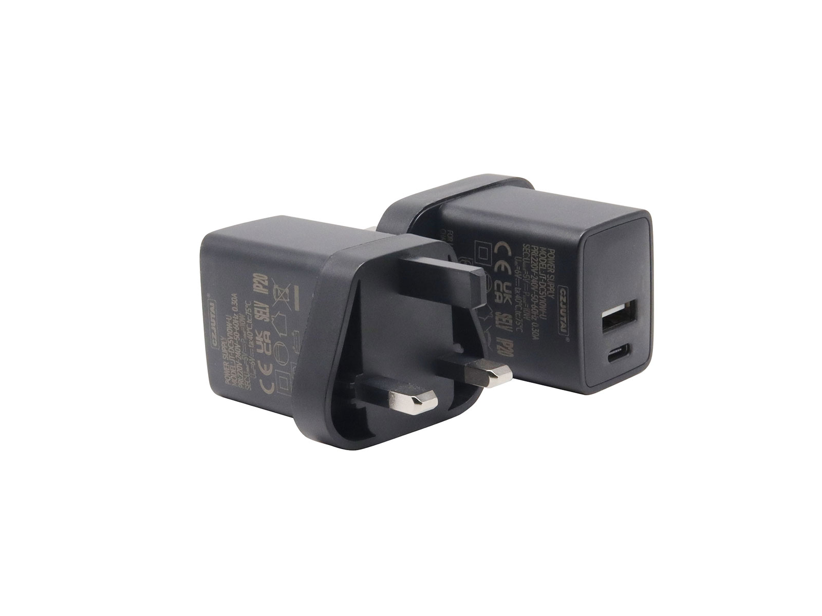 英规UKCA USB Type A+C 黑色